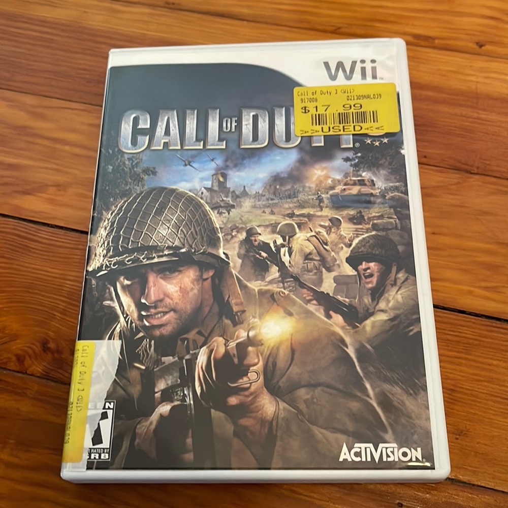 Nintendo Wii Call of Duty 3 game